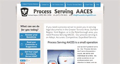 Desktop Screenshot of processservingaaces.com