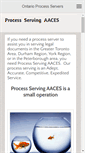 Mobile Screenshot of processservingaaces.com